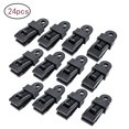 thumbnail image 1 of Juego de 24 clips para alfombras de toldos, de plástico, con cerradura con dientes Vhermosa LL-0213, 1 of 4