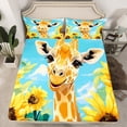 thumbnail image 1 of Erosebridal Drap-Housse Rustique Vache Simple, Ensemble de Draps Imprimé Vache Simple, Décoration Patchwork Faune, 2 Pcs (Sans Drap Plat), 1 of 6
