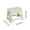 White, variant on Outdoor Stool Outdoor Folding Stool Portable Foldable Plastic Chair forTravel Camping Home Compact Stool with Rounded Edges and Skidproof Bottom Folding Stool