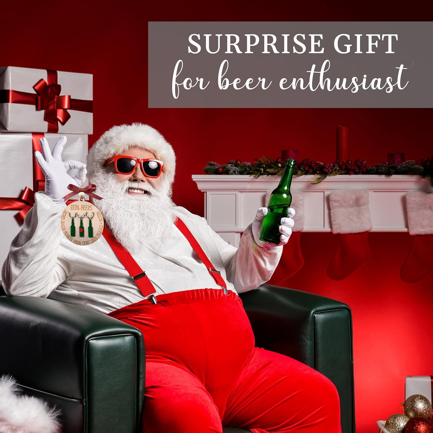 Wooden Rein-Beers Christmas Ornament, Funny Wooden Ornament, Cowokers White  Elephant Gift, Funny Beer Christmas Ornament 2024 - Walmart Business  Supplies, image size:1500x1500