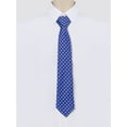 thumbnail image 2 of CORBATA ANCHA DE PUNTOS PARA EL DÍA DEL PADRE INSPIRE CHIC PARA HOMBRES, AUTOATADA, FORMAL Y CASUAL, AZUL, TALLA ÚNICA, 2 of 5