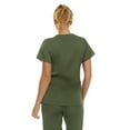 thumbnail image 2 of Medichic Women's Medical Scrubs Top - V-Neck 4-Way Stretch with 3 Pockets - Available in 20+ Colors, 2 of 6