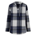 thumbnail image 6 of Dyfzdhu Long Sleeve Shirts For Women Hoodies Long Sleeve Plaid Shirts Lightweight V Neck Oversized Pullover Sweatshirts Casual Fall Sweater Tops Womens Blouses, 6 of 7
