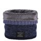 thumbnail image 4 of Bufanda de invierno para hombre y mujer, moda de cuello alto falso, cuello degradado, bufanda de punto de lana, color degradado al por mayor, 4 of 6