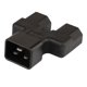 thumbnail image 3 of IEC320-C20 IEC 320 Socket Cable De Alimentación Adaptador De Cable De Alimentación Para Computadora Portátil Fuente De Alimentación Baoblaze Adaptador de extensión de red eléctrica, 3 of 7