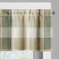 thumbnail image 2 of Ambesonne Plaid Window Valance, Neutral Bohemian Tartan Art, 54" X 18", Pale Khaki Dimgray, 2 of 5