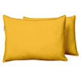 thumbnail image 1 of SNNROO Indoor/Outdoor Polyester Fabric Lumbar Pillow Cover  All-Weather Waterproof Rectangular Cushion Case for Patio Furniture 12” x 20”Set of 2-Yellow, 1 of 7