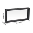 thumbnail image 2 of Uxcell Floating Thin Film Display Box with Base 23cm x 11cm x 2cm Black, 2 of 5