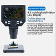 thumbnail image 4 of Riwcyla G1000 Digital Electron Microscope 4.3 Inch Large Base LCD Display 10MP 1,1000X Continuous Amplification Magnifier , perfect for daily use, outdoor activities, travel & casual occasions, 4 of 6