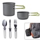thumbnail image 3 of Ultralight Camping Cookware Utensils outdoor tableware set Hiking Picnic Backpacking Camping Tableware Pot Pan 1-2persons, 3 of 5
