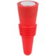 thumbnail image 1 of Tapón de vino de silicona reutilizable Zhivalor sellador de botellas de vino color rojo, 1 of 8
