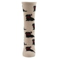 thumbnail image 3 of MeMoi Winter Dog Cozy Crew Socks | Fun Women's Clothing by MeMoi One Size / Sand, 3 of 3
