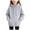 Grey, variant on OJSFQUFP Boys' Hoodie and Winter Cotton Girls' Casual Long Sleeved Top Solid Color Jacket Hoodie