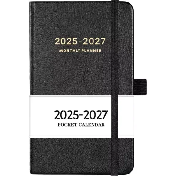 2025-2027 Pocket Planner - 3 Year Monthly Planner, Jan.2025 - Dec. 2027, 6.2" X