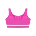 thumbnail image 5 of Yruioon Kids Girls Sleeveless Dance Crop Top Sports Bra Athletic Ballet Gymnastics T-Shirt Activewear Hot Pink 12, 5 of 6