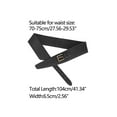 thumbnail image 3 of INSPIRE CHIC Women's Obi Waist Belt for Dresses Wide Belts Buckle Black, 3 of 4