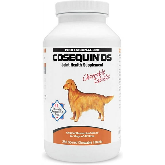 Nutramax Cosequin for Dogs Joint Health Supplement, Contains Glucosamine for Dogs, Plus Chondroitin, Supports Healthy Joints, For All Breeds and Sizes, Chewable Tablets, 250 Count