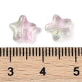 thumbnail image 4 of 500pcs Transparent Spray Painted Frosted Glass Beads with Glitter Powder Star Mixed color 8x8x4mm Hole: 1mm, 4 of 4