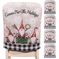 thumbnail image 1 of Funda para silla navideña Yjmei, 4 fundas para silla de Papá Noel, funda para silla navideña, funda para silla navideña para decoración de cenas navideñas, funda para silla extraíble, 1 of 4