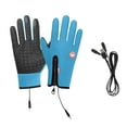 thumbnail image 3 of Bibifish Mens And Womens Heated Gloves Winter Warm USB Heated Gloves Solid Color Comfy Outdoor Workout Hiking Gloves For Adult, 3 of 3