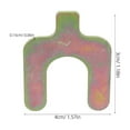 thumbnail image 4 of Raindrops 50Pcs U Shaped Steel Wheel Alignment Shims Car Tool Kit for Accurate Camber Angle and Vehicle Control, 4 of 5