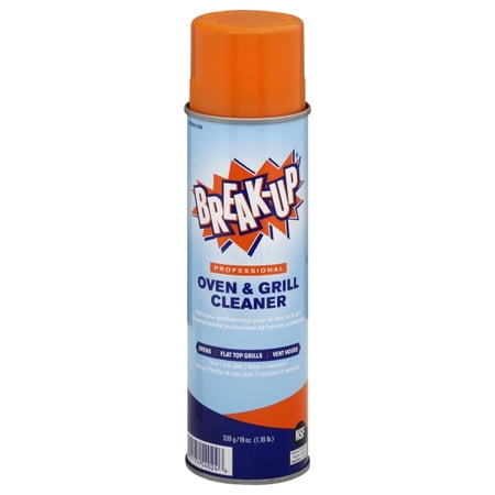 BREAK-UP® Oven And Grill Cleaner, 19 Oz, Pack Of 6 Cans