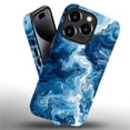 thumbnail image 3 of FKBRCL4U Compatible with iPhone 15 Pro Case, Abstract Vast Ocean Pattern for Girl Full Body Design Soft Silicone Drop Shock Scratch Protection for iPhone 15 Pro, 3 of 7