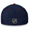 thumbnail image 4 of Men's Fanatics  Navy/Red Washington Capitals Authentic Pro Rink Two-Tone Flex Hat, 4 of 4