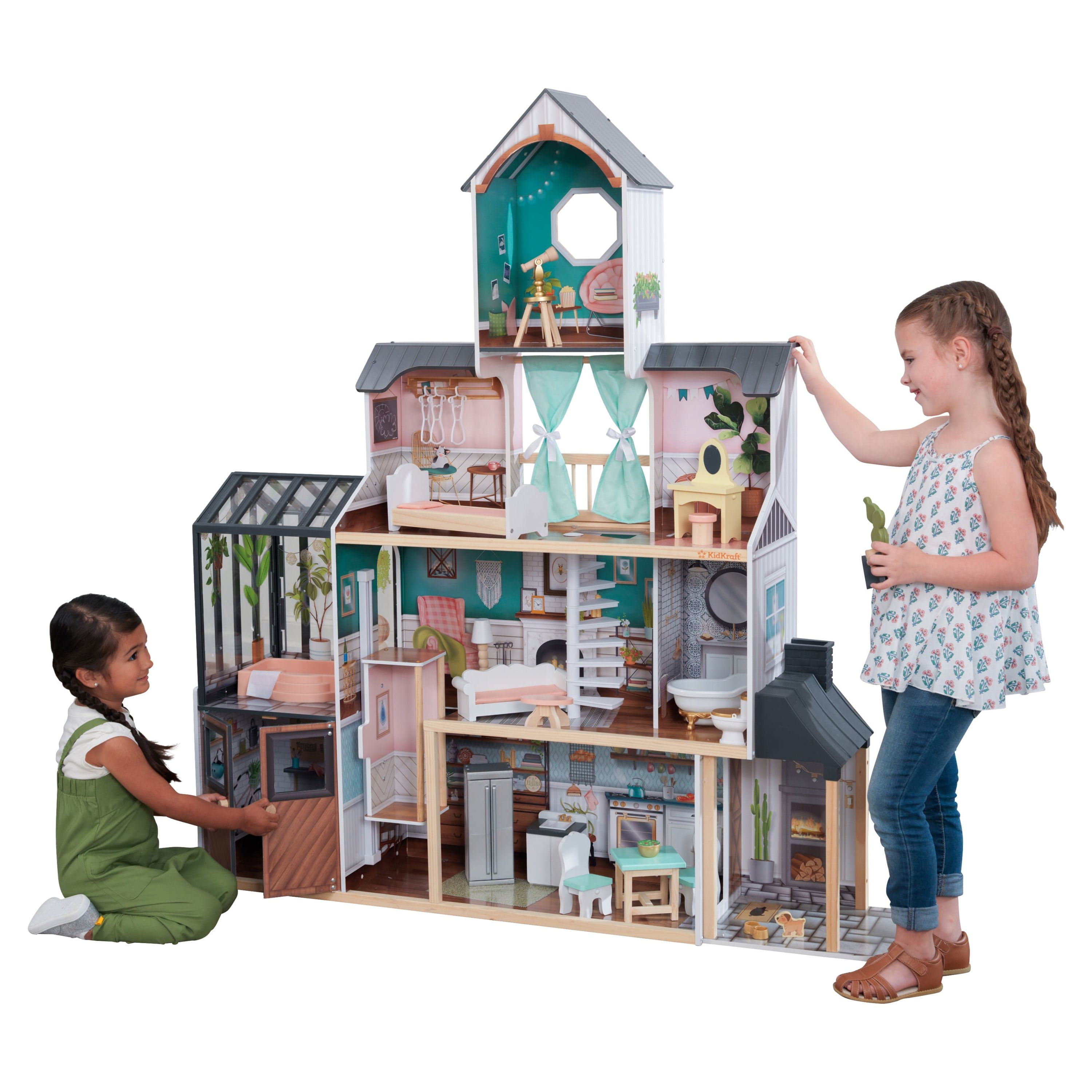 KidKraft Grand Anniversary Dollhouse with 20 Accessories Included