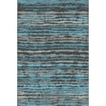 thumbnail image 2 of Addison Rugs Mayfield Washable Transitional Broken Stripes Peacock Rectangle Rug, 2'6" x 3'10", 2 of 6