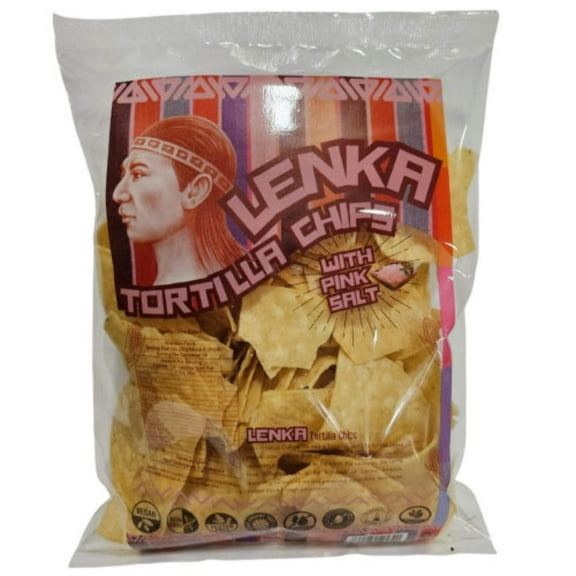 Lenka White Corn With Himalayan Pink Salt Tortilla Chips