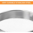 thumbnail image 3 of Durable Stainless Steel Soil Sifter, Mesh Filtration For Accurate Particle Size Analysis In Geology, Metallurgy, And Agriculture, 3 of 5