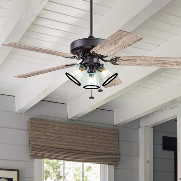 6 Pack Ceiling Fans Glass Shade Covers  Black Border  Globes for Light Fixtures