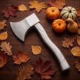 thumbnail image 4 of Decorative Fire Axe Prop – Halloween Costume Accessory for Adults, Carnival Masquerade Party Favor, Stage Themed Dress Up (Silver), 4 of 5
