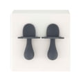 thumbnail image 4 of .Grabease Juego de 2 Cucharas para alimentación , 3+ Meses, Ergonómicas, Libre de BPA, Silicon, Gris, 4 of 4