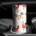 thumbnail image 3 of 20oz White Chicken Folk Pattern Skinny Tumblers Stainless Steel Tumbler with Lid and Straw,Vacuum Insulated Double Wall Travel Tumbler Cups with Cleaning Brush for Coffee,Tea, 3 of 6