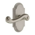 thumbnail image 4 of Grandeur Arcnew_Psg_234_Rh Arc Solid Brass Right Handed Passage Door Lever Set - Nickel, 4 of 6