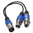 thumbnail image 2 of Enchufe XLR de al adaptador de DJ de micrófono divisor Y de 2 conectores Y, 2 of 8