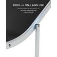thumbnail image 3 of Gaderth Ensemble de 2 Chaises Longues de Patio, Chaises Longues en Forme de S avec Tissu Textilène à Séchage Rapide, Cadre en Aluminium Résistant à la Rouille, Chaises Longues de Patio pour Extérieur Piscine Plage Jardin Cour Arrière, 3 of 9