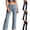 Style4-Light Blue pants for women, variant on Maqroz Flare Jeans for Women High Waisted Wide Leg Baggy Denim Pants Casual Trendy Loose Lounge Pants with Pockets Spring Summer Pull on Barrel Jeans Black XXXL