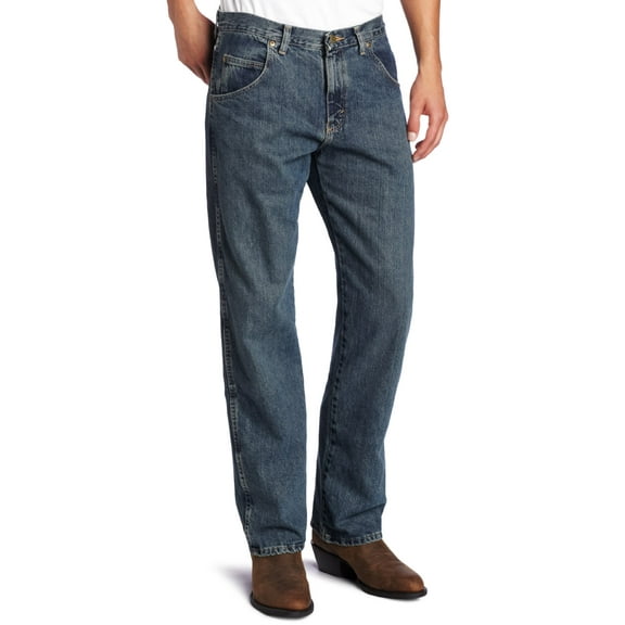 Mens 38x32 Relaxed Fit Straight Leg Cotton Jeans 38