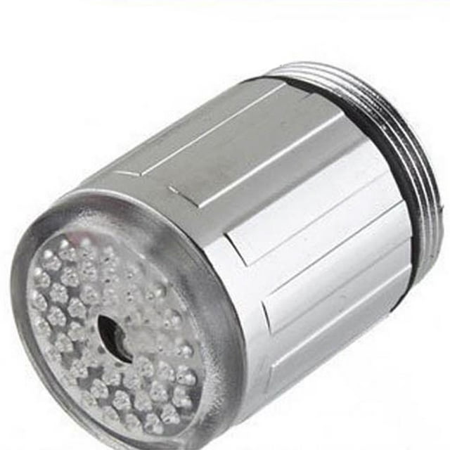 LED Grifo De Agua Faucet 7 Color Cambio Sensor De Temperatura