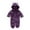 Purple, variant on Newborn Baby Cartoon Bear Snowsuit Warm Cute Unisex Hooded Romper Jumpsuit for Baby Girls Boys Winter Outfits