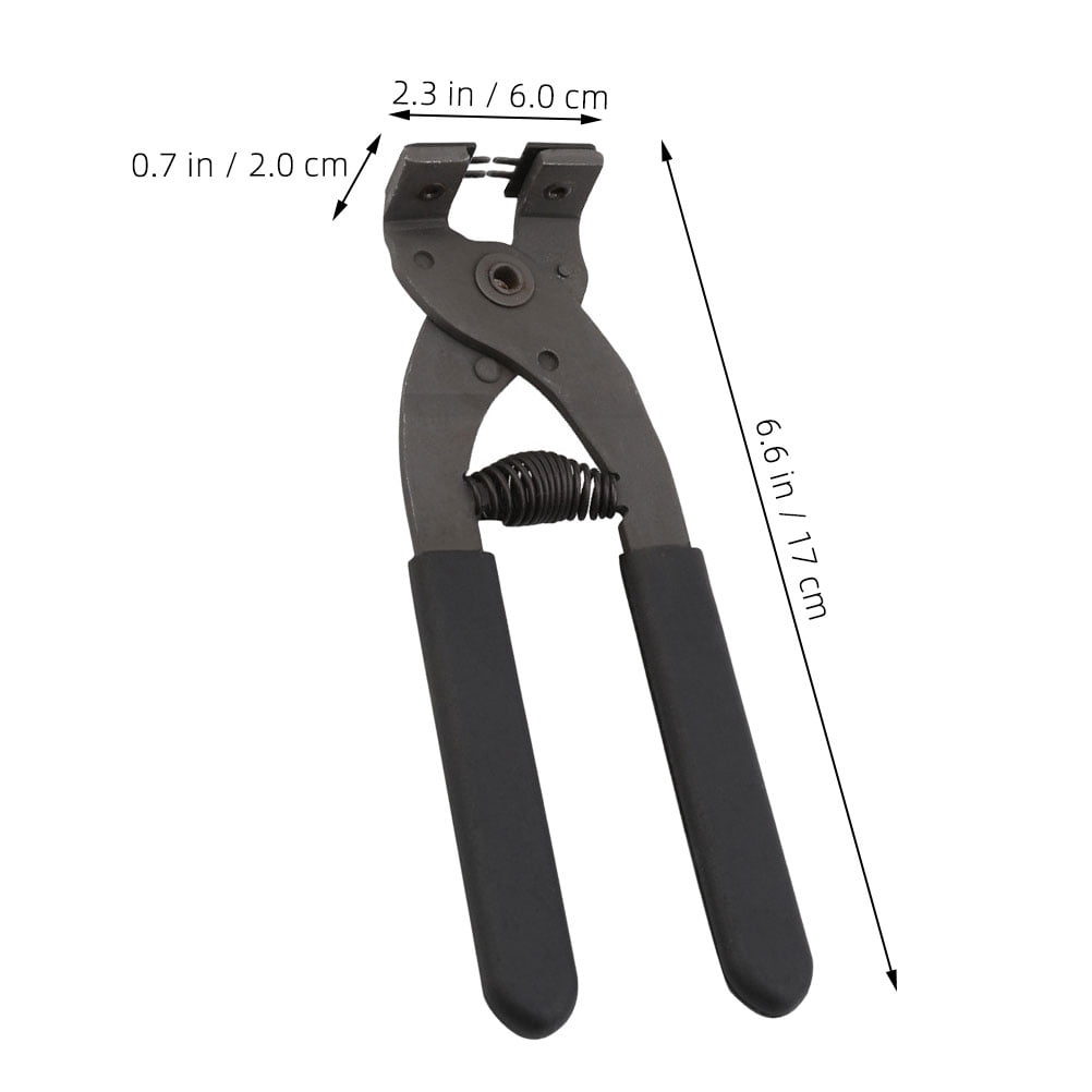 FOMIYES Multi-Functional Carbon Steel Hole Puncher Tool in Black for Crafting and Scrapbooking Projects