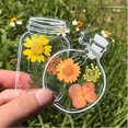 thumbnail image 6 of Moocorvic 30Pcs Transparent Dried Flower Bookmarks Craft, Clear Drift Bottle Bookmark, Flower Page Clips Bookmarks, Clear Flower Page Sticker, Glassware Stickers, 6 of 7