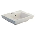 thumbnail image 2 of American Standard 0641008.020 Boulevard Pedestal Lavatory Top with 3 Faucet Holes (8 Centers), 8-Inch, White, 2 of 3