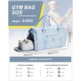 thumbnail image 2 of Bolsa de gimnasio WISEPACK, bolsa de viaje impermeable con compartimento para zapatos, 2 of 8