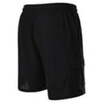 thumbnail image 5 of HCNTES Mens Big and Tall Walkshorts Drawstring Cotton Shorts with Pockets Regular Fit Stretch Work Beach Shorts(Black,XL), 5 of 6