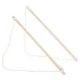 thumbnail image 4 of Kit de 2 mástiles de madera para bandera de jardín, soporte ajustable para colgar banderas y pancartas, para exteriores, patio, jardín, etc, 4 of 8