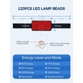 thumbnail image 3 of ALLJOY Red Light Belt 120 Beads Red Light Device with 660nm Red Light & 850nm Near Infrared Light, Comfort for Back, Shoulder, Waist Muscles, Ideal Gift for Women and Men, 3 of 8